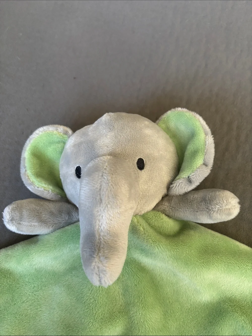 Baby Starters Green Elephant Lovey Security Blanket